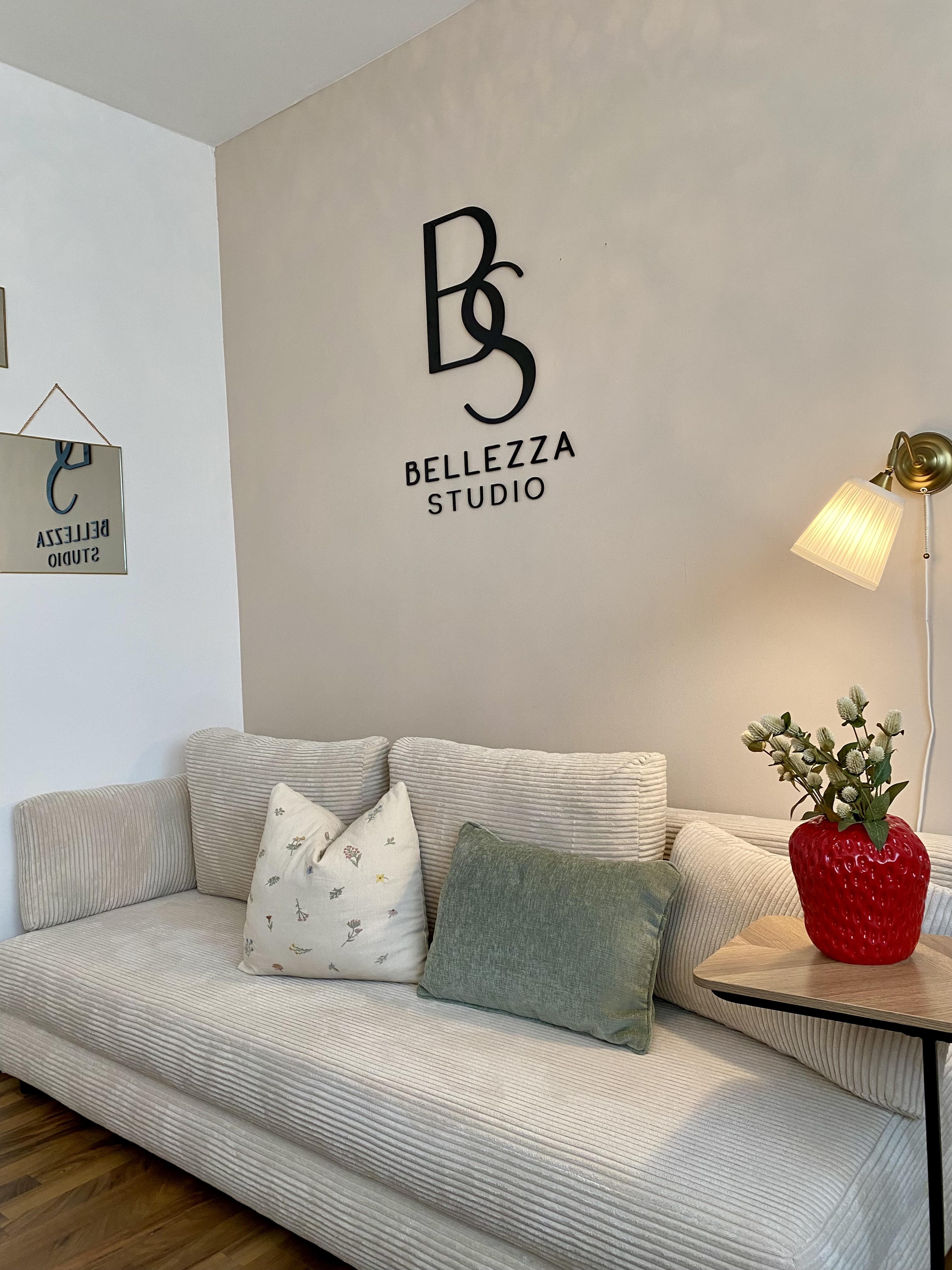 Ergebnis einer Lashlifting-Behandlung im Bellezza Studio